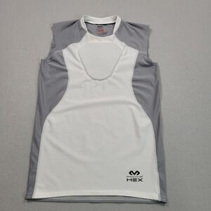 McDavid HEX Hexpad Sternum Padded Shirt Youth‎ XLarge White Grey 7610Y